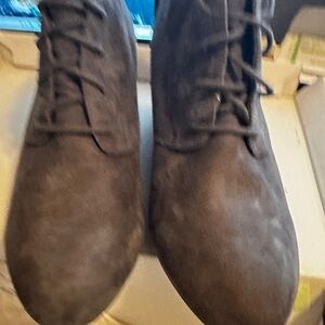 Vionic Charcoal Suede Ankle Boots
